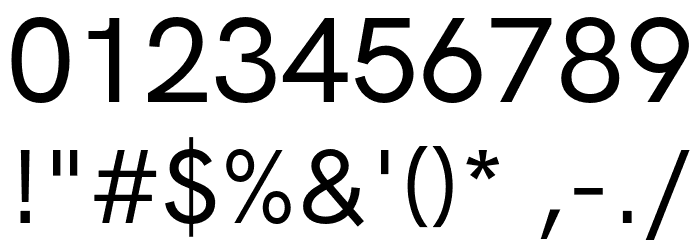 HK Grotesk Medium Legacy Font OTHER CHARS
