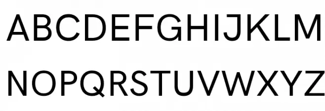 HK Grotesk Medium Legacy Schriftart Groß