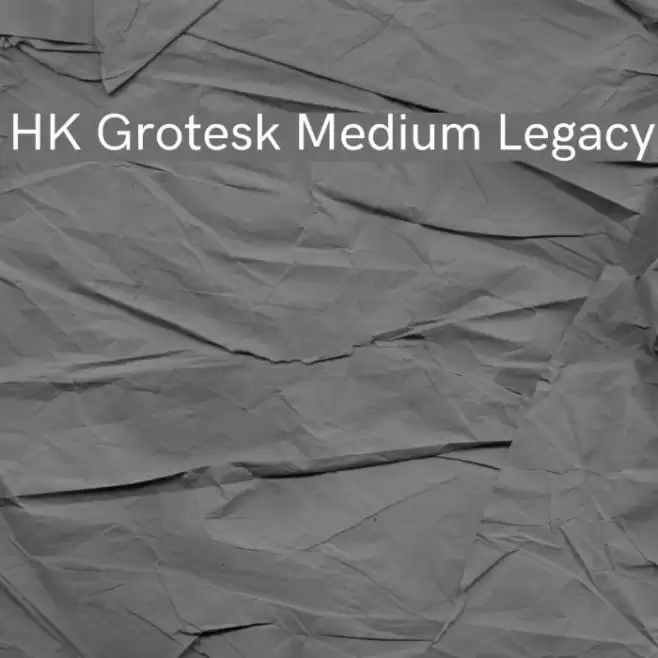 HK Grotesk Medium Legacy Font examples