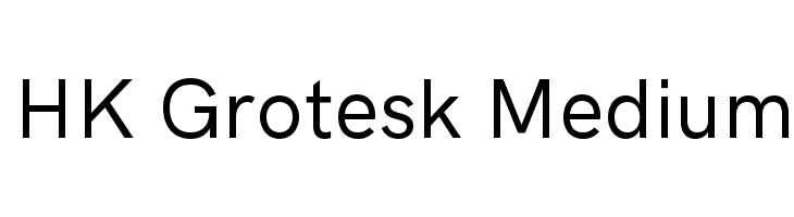 HK Grotesk Medium  font caratteri gratis
