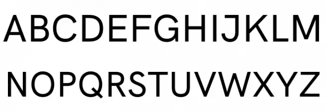 HK Grotesk Medium Polices MAJUSCULES