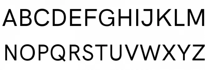 HK Grotesk Medium Polices MAJUSCULES