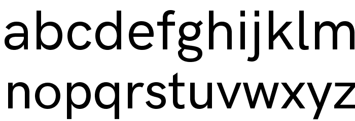 HK Grotesk Medium Font LOWERCASE