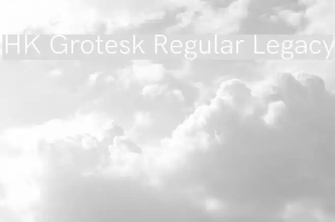HK Grotesk Regular Legacy Font examples