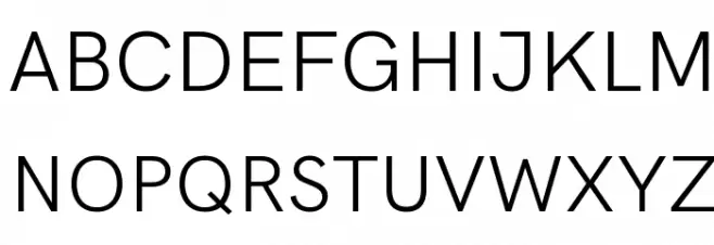 HK Grotesk Regular Fonte MAIÚSCULAS