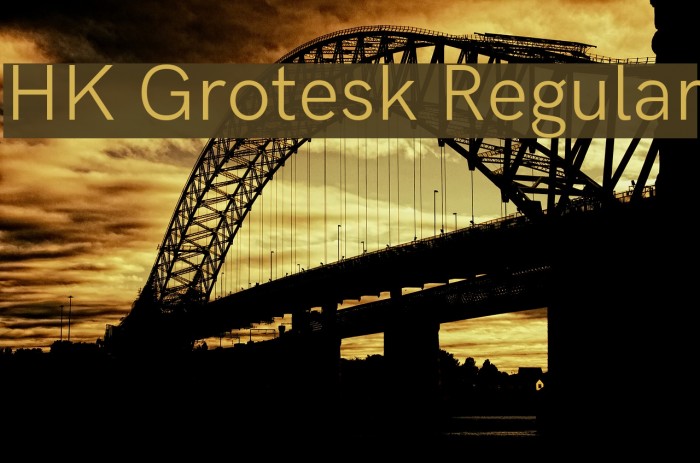 HK Grotesk Regular Example 3