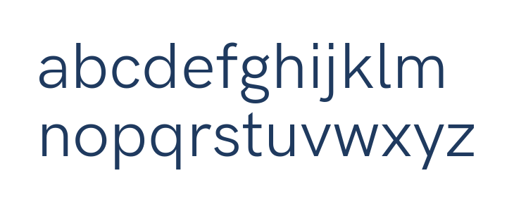HK Grotesk Regular Lowercase