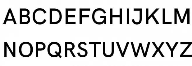 HK Grotesk SemiBold Legacy फ़ॉन्ट अपरकेस