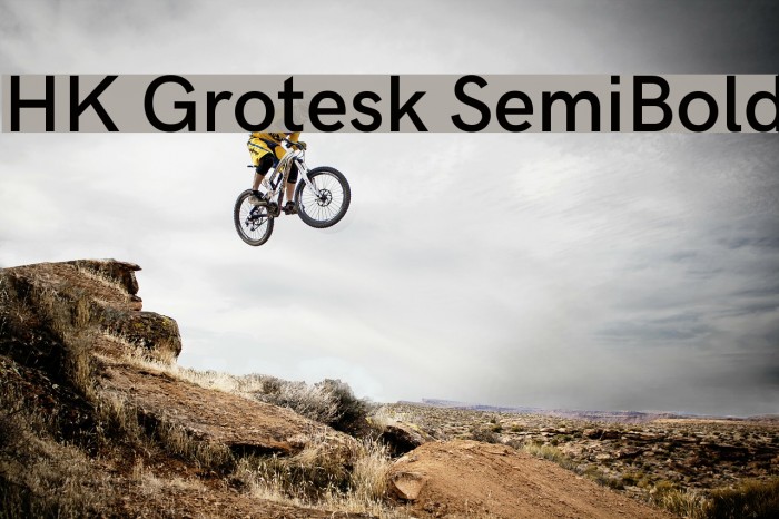 HK Grotesk SemiBold Font examples