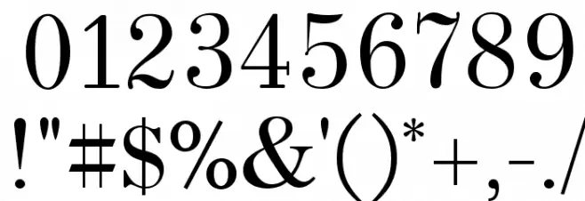 HK Venetian Regular Font OTHER CHARS