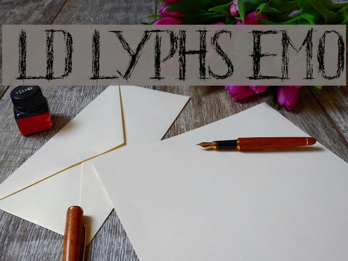 HKH Old Glyphs Demo Font examples