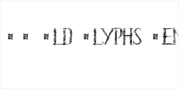HKH Old Glyphs Demo Logo
