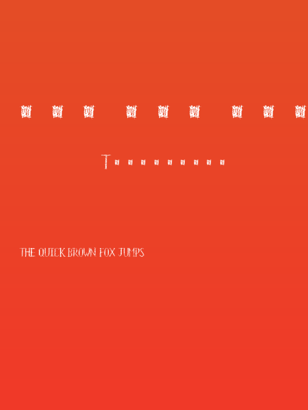 HKH Old Glyphs Demo Poster