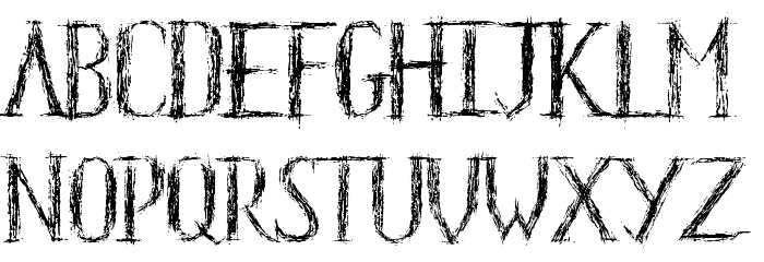 HKH Old Glyphs Demo Font LOWERCASE