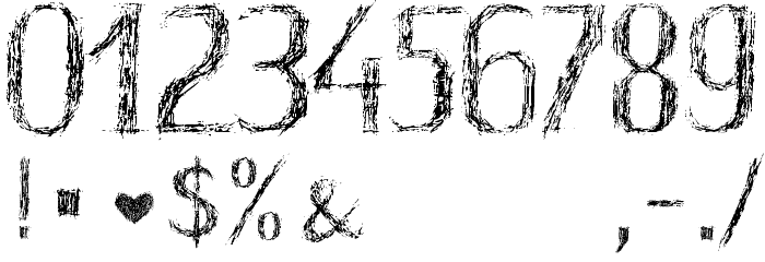 HKH Old Glyphs short Font OTHER CHARS