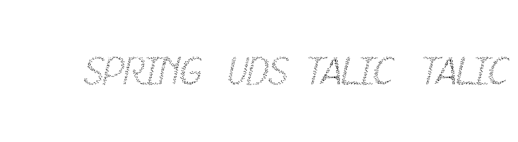 HKH Spring Buds Italic  Italic  免费字体下载