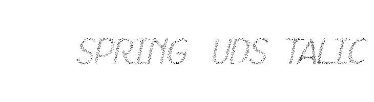 HKH Spring Buds Italic  Free Fonts Download
