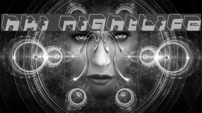 HKI Nightlife Font examples