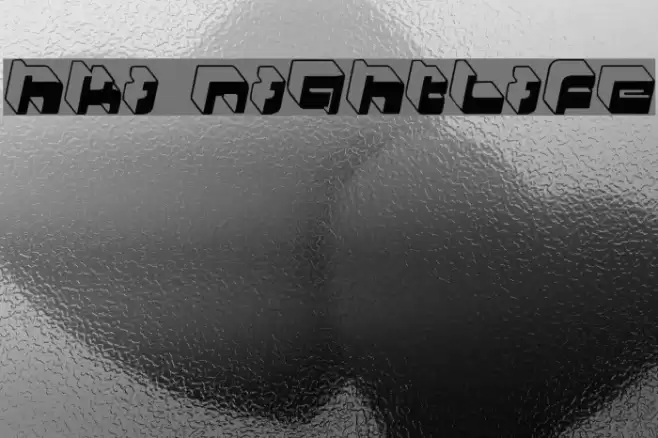 HKI Nightlife Font examples