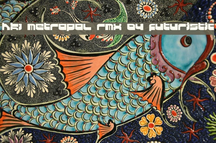 HKI metropol rmx 04 futuristic Font examples