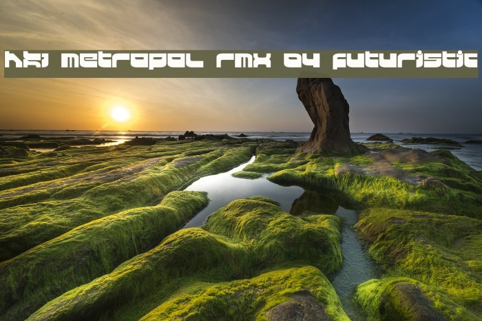 HKI metropol rmx 04 futuristic Font examples
