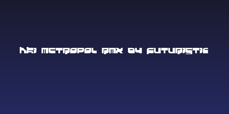 HKI metropol rmx 04 futuristic Social Header