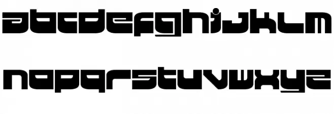 HKI metropol rmx 04 futuristic 字体 小写