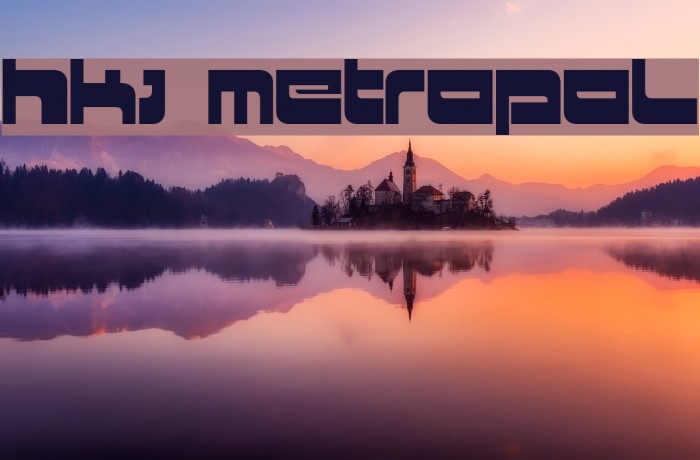 HKI metropol Font examples