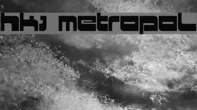 HKI metropol フォント examples