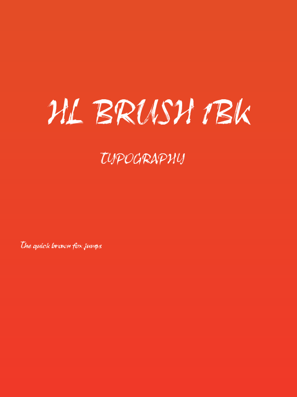 HL Brush 1BK Poster