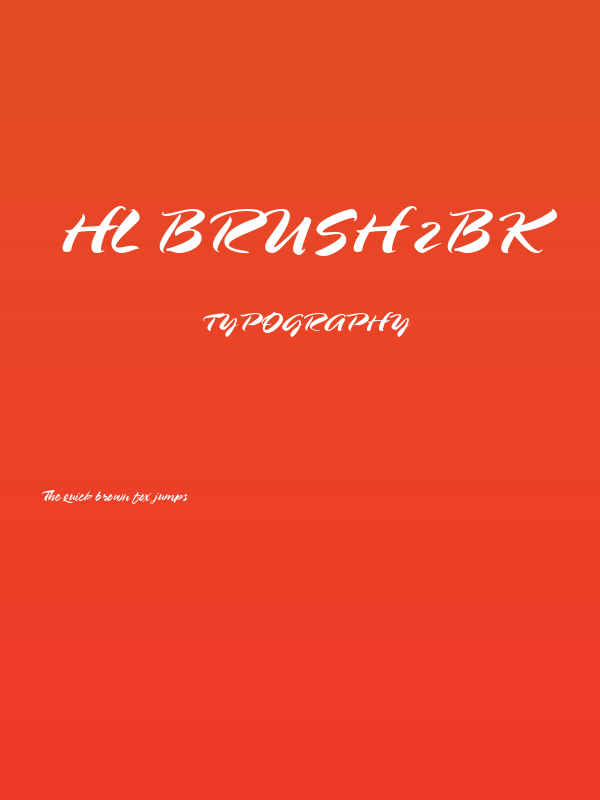 HL Brush 2BK Poster