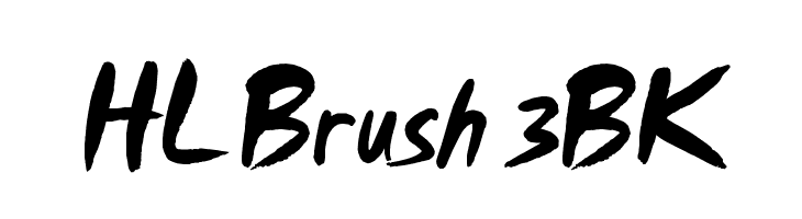 HL Brush 3BK Font