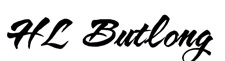 HL Butlong  baixar fontes gratis