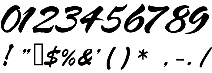 HL Butlong Font OTHER CHARS