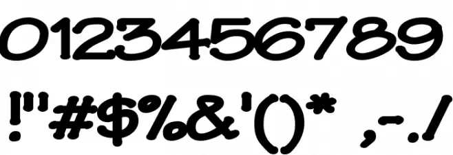 HL Comic1 Normal Font OTHER CHARS