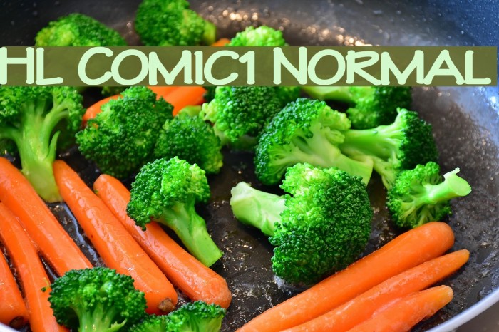 HL Comic1 Normal Font examples