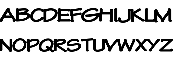 HL Comic1 Normal Font LOWERCASE