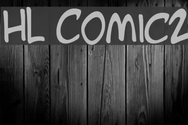 HL Comic2 Font examples