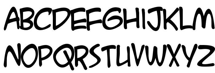HL Comic2 Font LOWERCASE