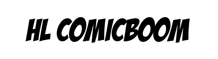 HL ComicBoom  les polices de caractères gratuit tlcharger