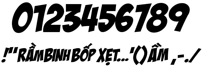 HL ComicBoom Font OTHER CHARS