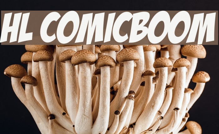 HL ComicBoom Font examples