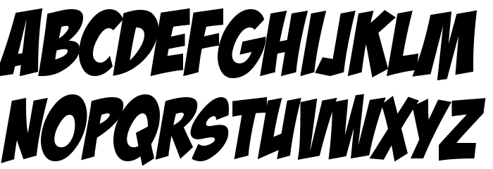 HL ComicBoom Font LOWERCASE