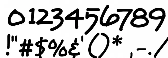 HL Dongian Font OTHER CHARS