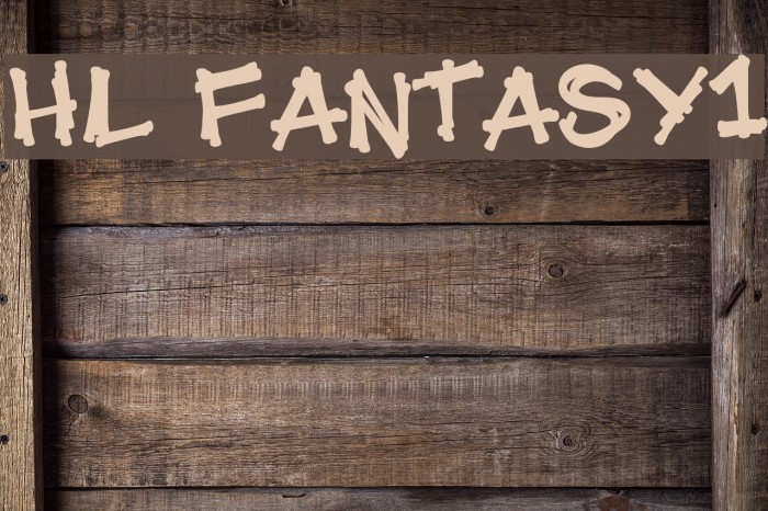HL Fantasy1 Font examples