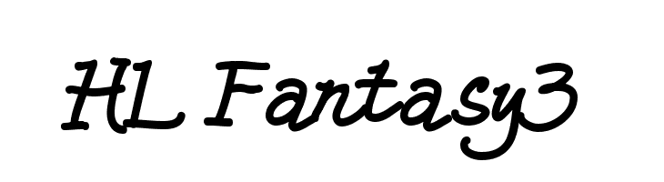 HL Fantasy3 Font