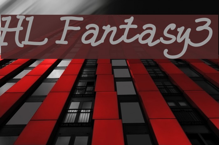 HL Fantasy3 Font examples