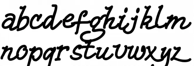 HL Fantasy3 Schriftart Kleinbuchstaben