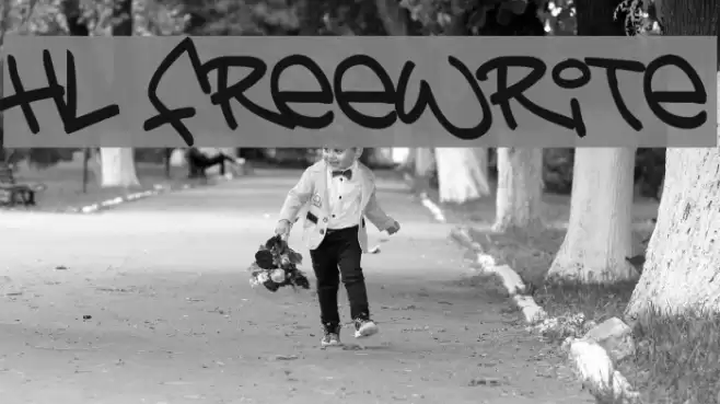 HL Freewrite Font examples