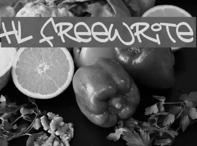 HL Freewrite Font examples
